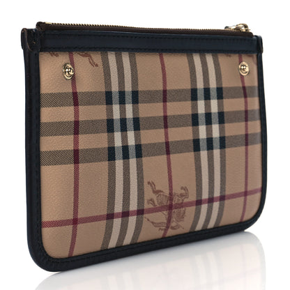 Burberry Haymarket Check Pouch Chocolate 3 of 12