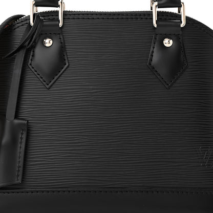 Louis Vuitton Epi Jacquard Alma BB Black 7 of 9