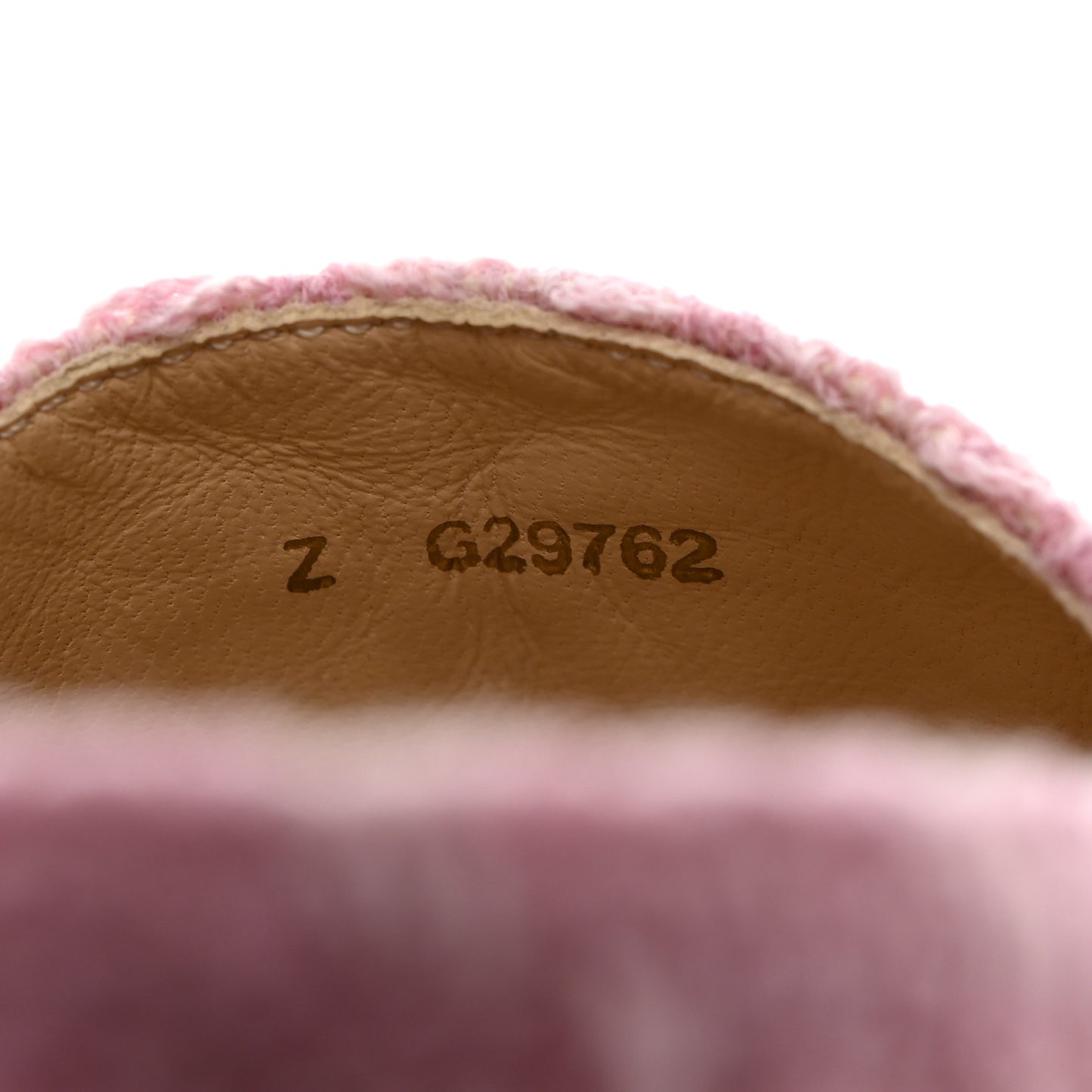 Tweed Patent CC Espadrilles 37 Pink Black