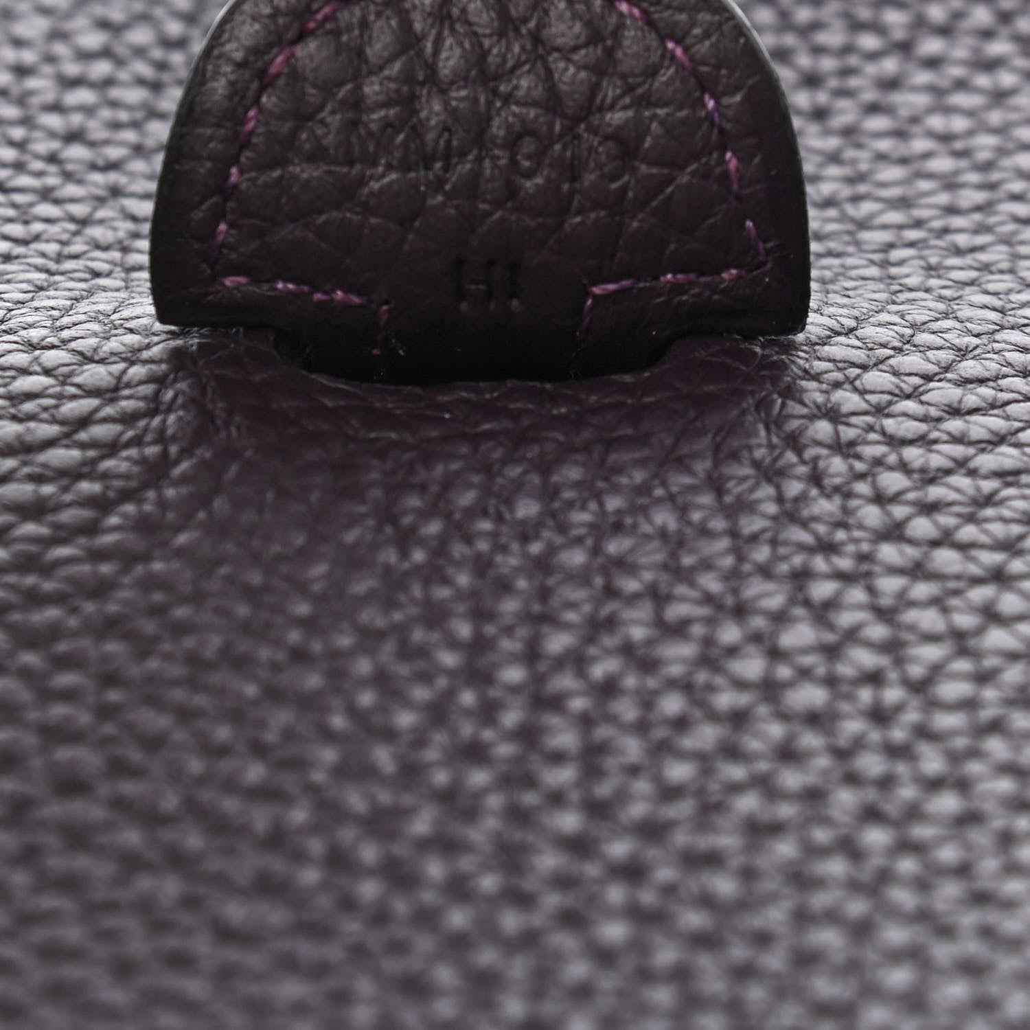 Hermes Taurillon Clemence Evelyne III PM Raisin 13 of 17