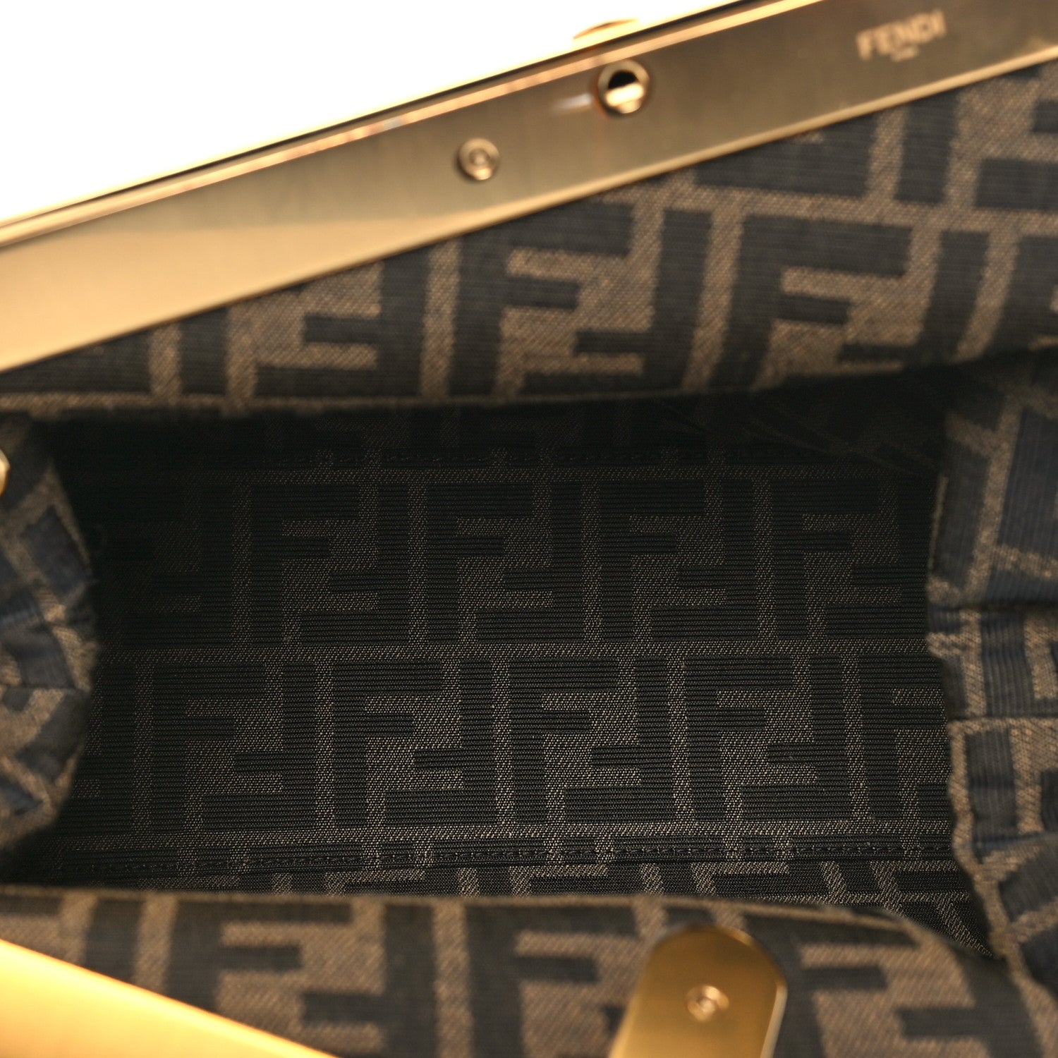 Fendi Shiny Nappa Medium Fendi First Black 5 of 10