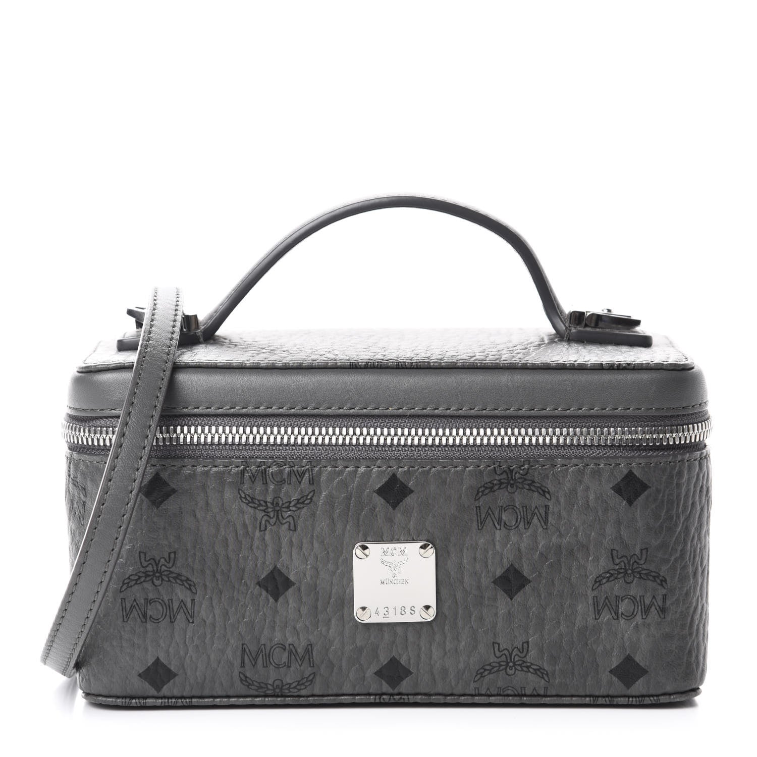 MCM Visetos Vanity Case Grey 1 of 11