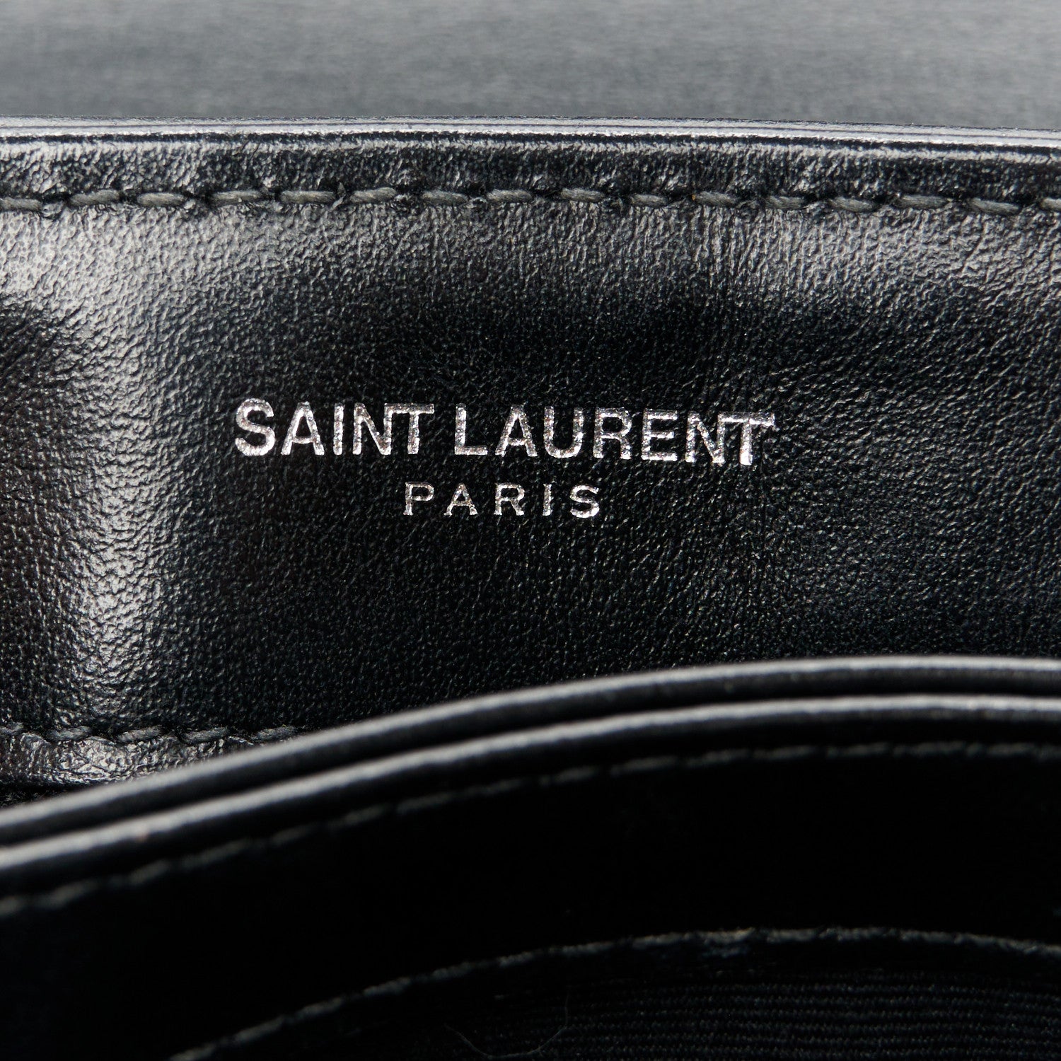 Saint Laurent Calfskin Y Quilted Monogram Toy Loulou Crossbody Bag Black 6 of 13