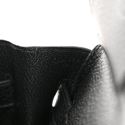 Hermes Taurillon Clemence Birkin 30 Black 7 of 12