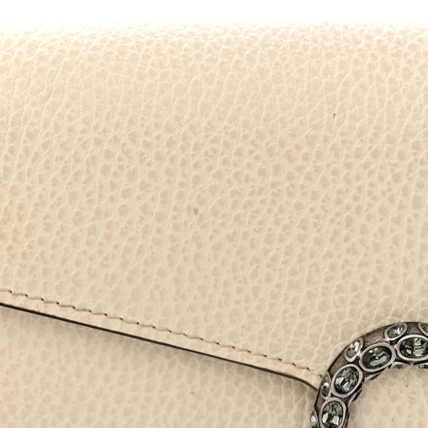 Gucci Dollar Calfskin Mini Dionysus Chain Wallet Mystic White 14 of 16