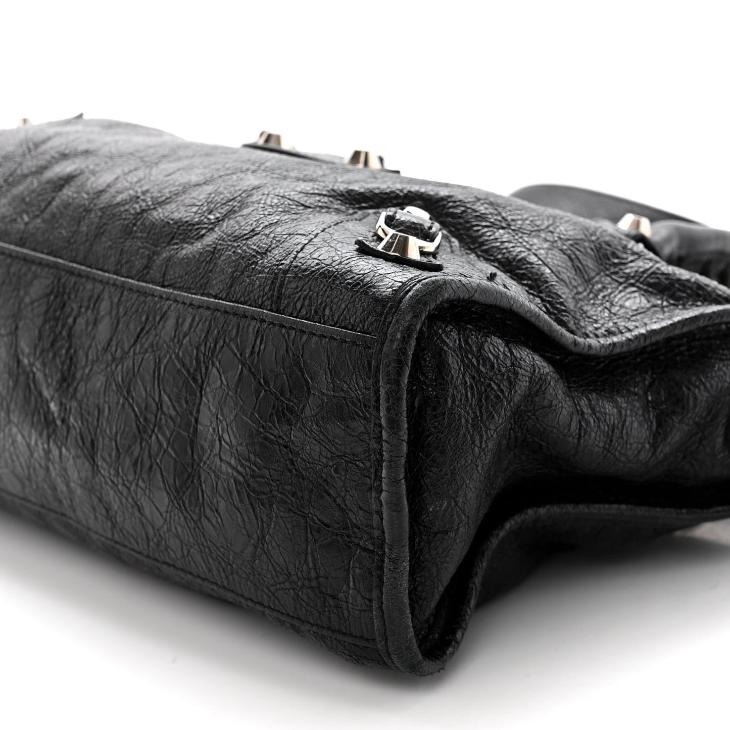 Agneau Classic Silver Hardware S City Black