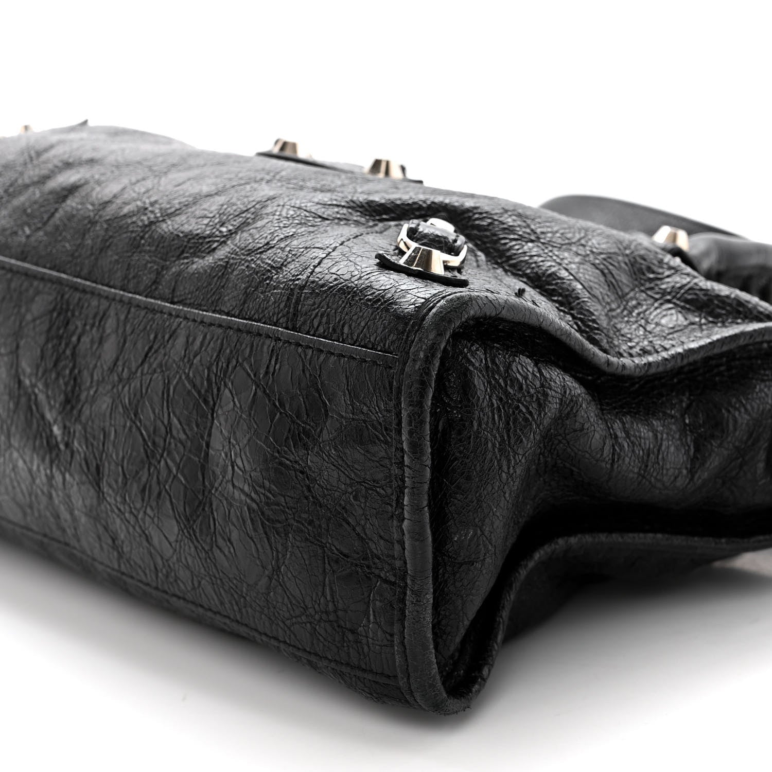 Balenciaga Agneau Classic Silver Hardware S City Black 9 of 9