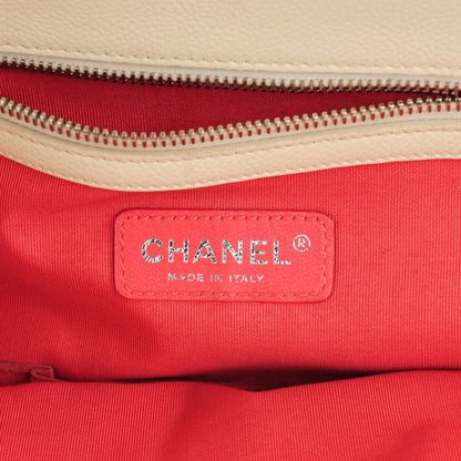 Chanel Caviar Ombre Large Shopping Tote White Rose 6 of 8