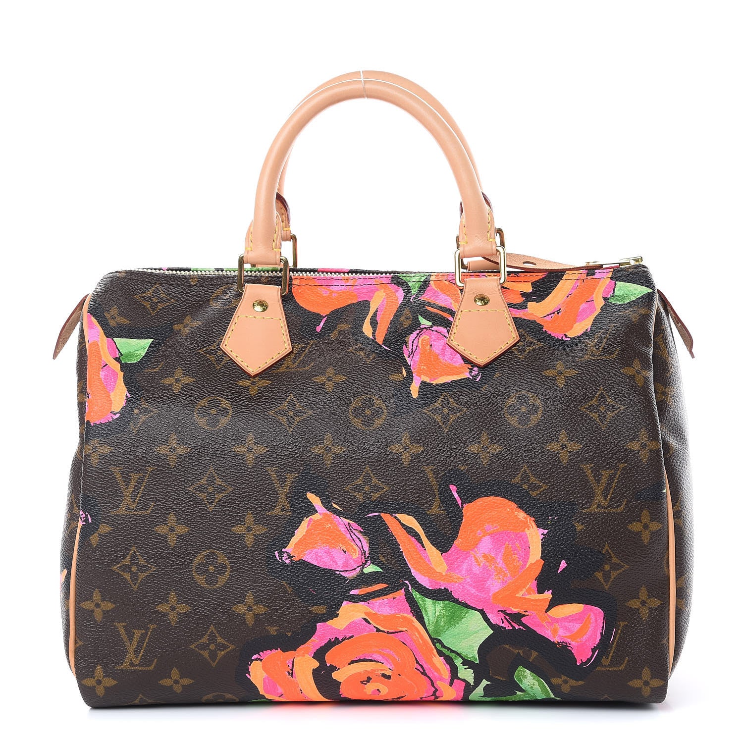 Louis Vuitton Monogram Roses Speedy 30 1 of 12
