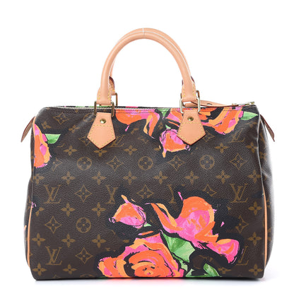 Louis Vuitton Monogram Roses Speedy 30 1 of 12