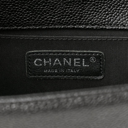 Chanel Caviar Quilted Medium Boy Flap Black 6 of 11