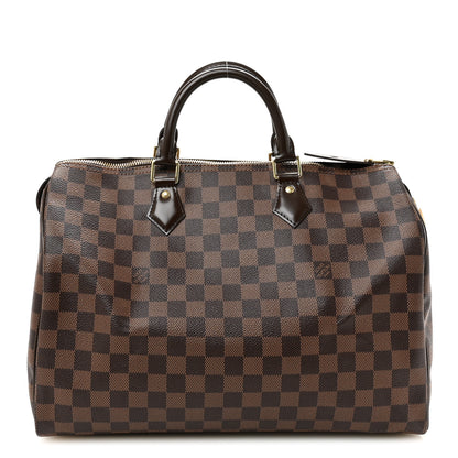 Louis Vuitton Damier Ebene Speedy 35 1 of 10