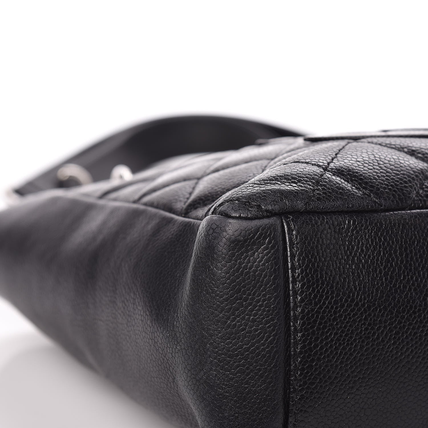 Chanel Caviar Quilted Petit Shopping Tote PST Black 19 of 22