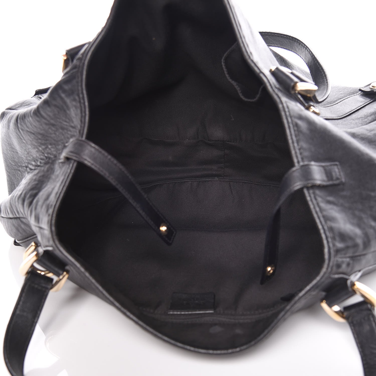 Gucci Calfskin Medium Abbey Shoulder Bag Black 7 of 12