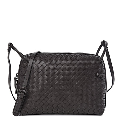 Bottega Veneta Nappa Intrecciato Pillow Crossbody Messenger Ebano 1 of 10