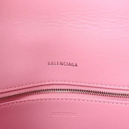 Balenciaga Calfskin S Downtown Shoulder Bag Candy Pink Black 6 of 12