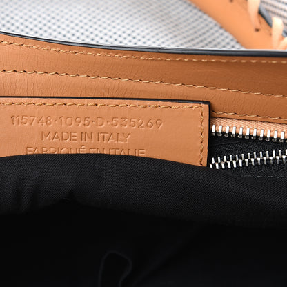 Balenciaga Calfskin Twill Perforated Classic Hardware City Tan 6 of 12
