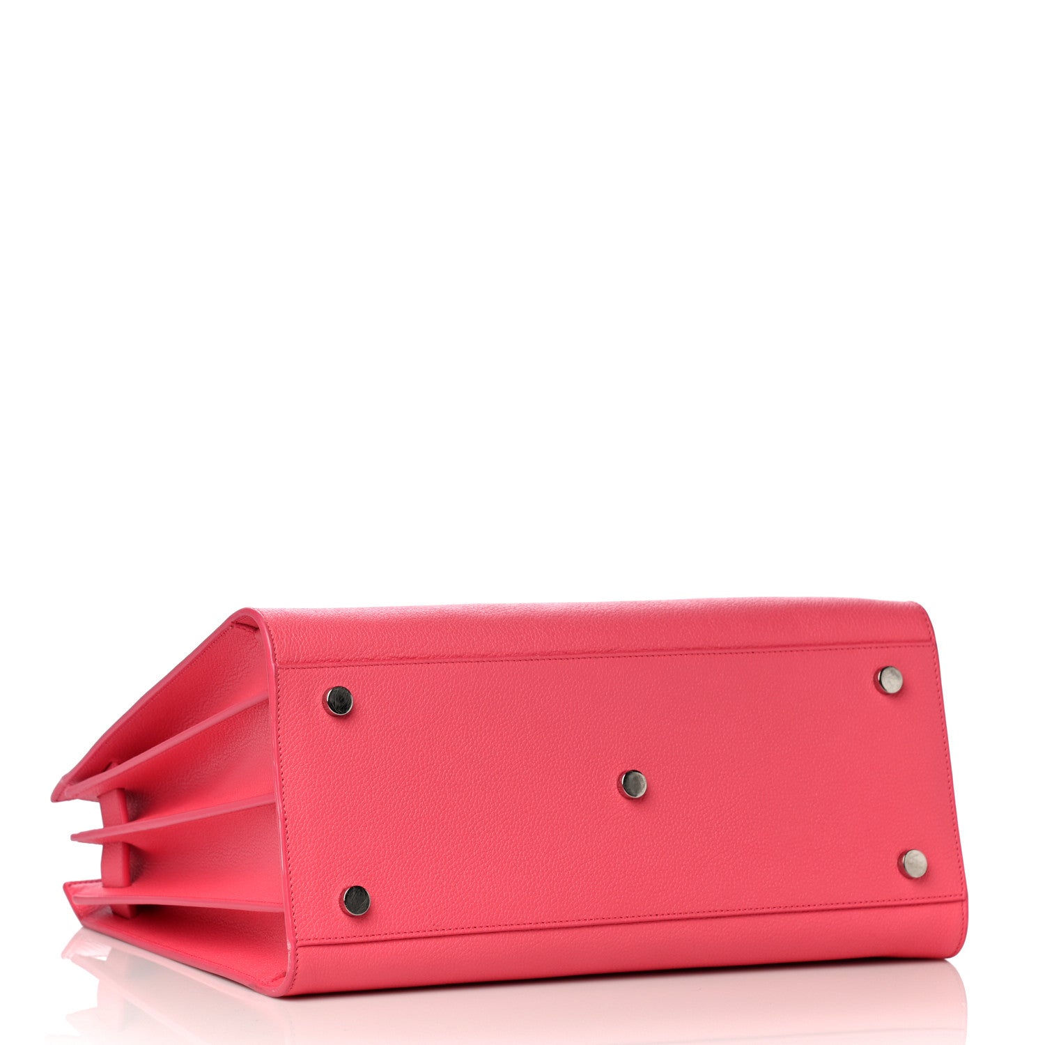 Saint Laurent Grained Calfskin Small Sac De Jour Rose Clair 4 of 12