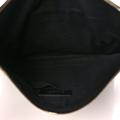 Balenciaga Agneau Giant 12 Gold Hardware Pouch Clutch Black 5 of 9