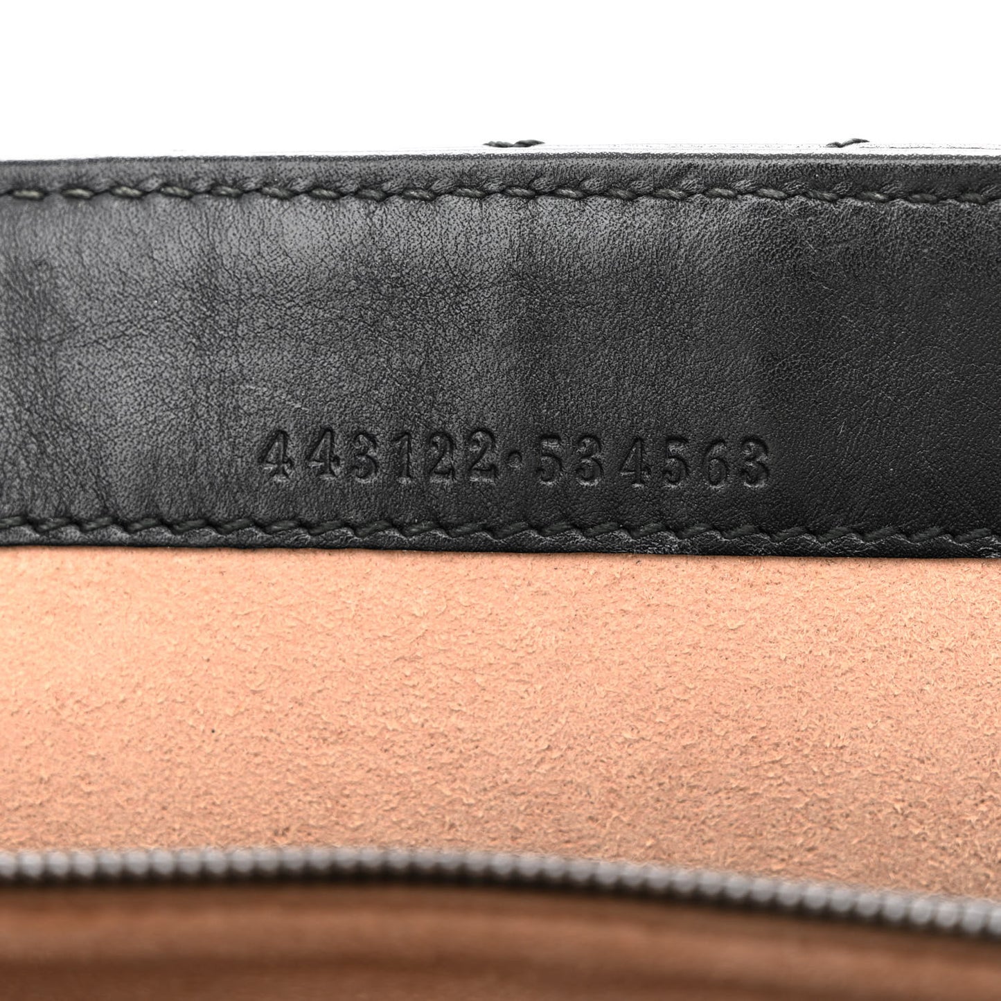 Calfskin Matelasse Mini GG Marmont Chain Wallet Black