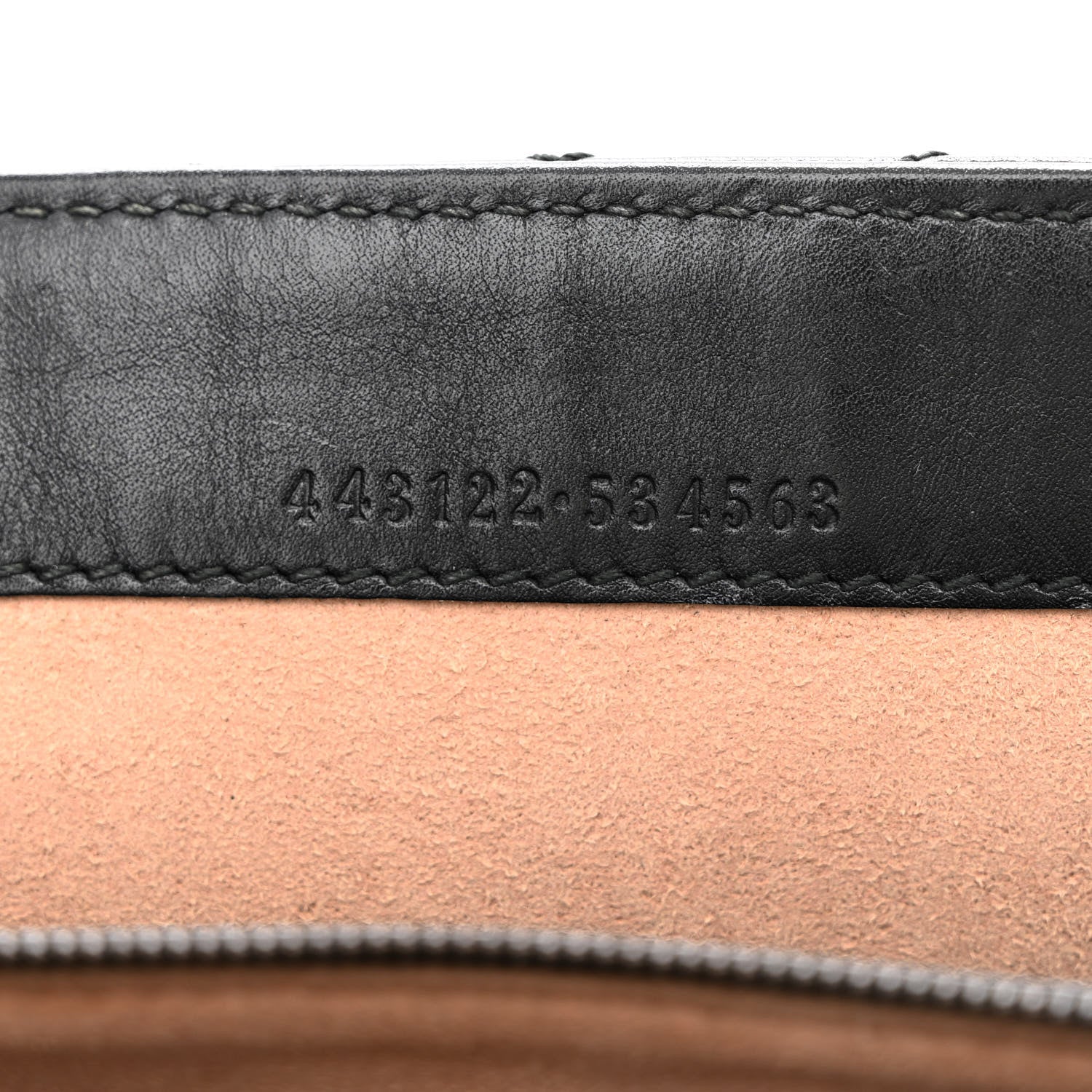 Gucci Calfskin Matelasse Mini GG Marmont Chain Wallet Black 7 of 11