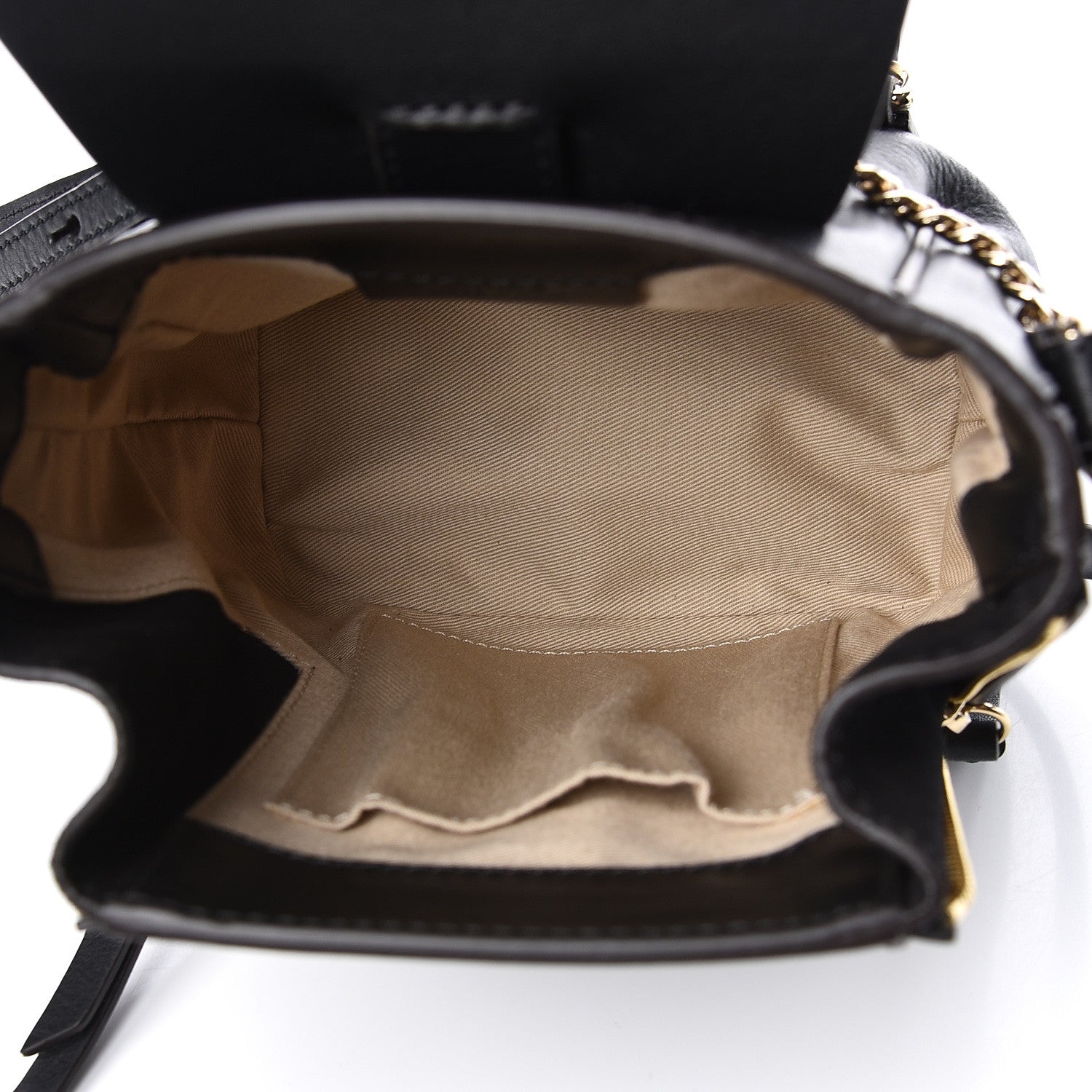 Chloe Suede Calfskin Mini Faye Backpack Black 5 of 10