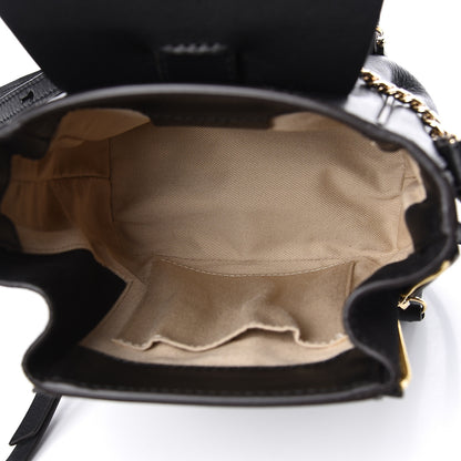 Chloe Suede Calfskin Mini Faye Backpack Black 5 of 10