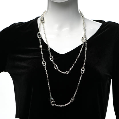 Hermes Sterling Silver Farandole Necklace 160 2 of 5