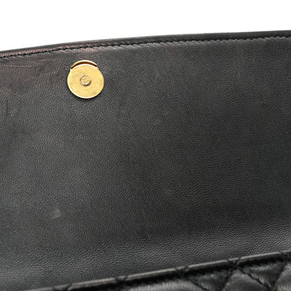 Versace Lambskin Quilted Medusa Wallet on Chain Crossbody Black Gold 11 of 15