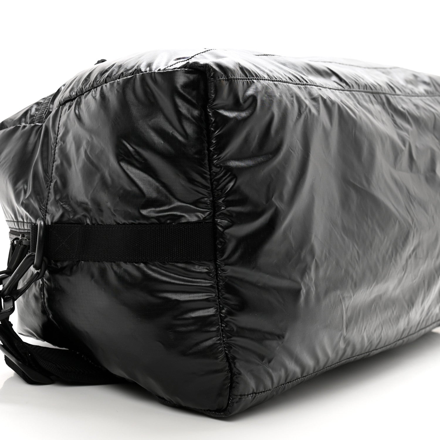 Saint Laurent Nylon Nuxx Ripstop Duffle Black White 7 of 12