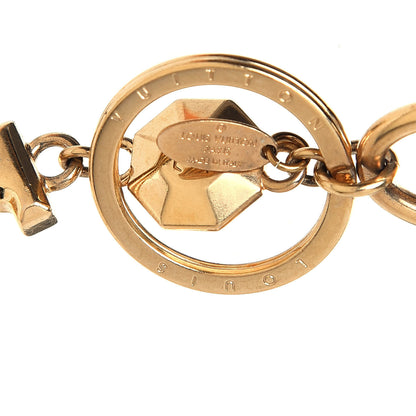 Louis Vuitton LV Facettes Bag Charm Key Holder Gold 4 of 5