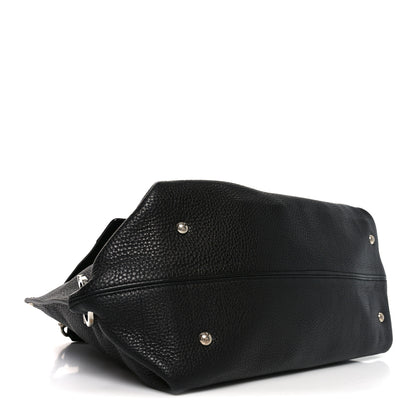 Salvatore Ferragamo Calfskin Large Sofia Shoulder Bag Black 4 of 10