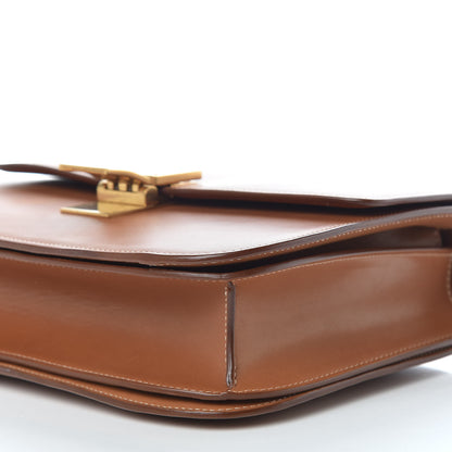 Celine Smooth Calfskin Medium Classic Box Flap Bag Camel 6 of 9