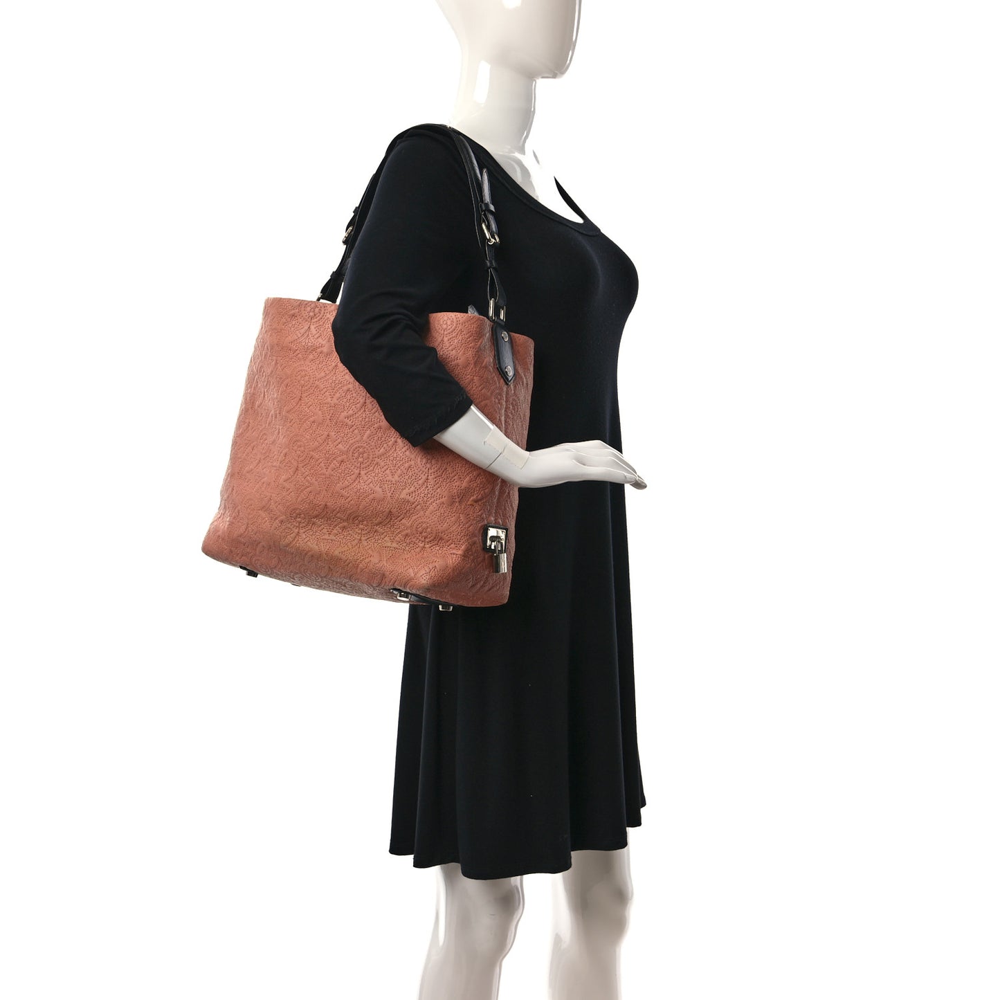 Monogram Lambskin Antheia Hobo PM Rose
