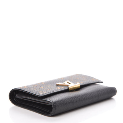 Louis Vuitton Taurillon Perforated Capucines Compact Wallet Black 4 of 7