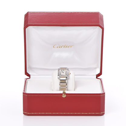 Cartier Stainless Steel 18K Yellow Gold 20mm Tank Francaise Quartz Watch 11 of 11