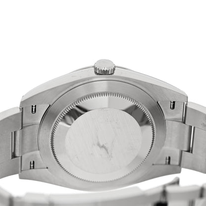 Rolex Stainless Steel 18K White Gold 41mm Oyster Perpetual Datejust Watch Mint Green 126334 4 of 5
