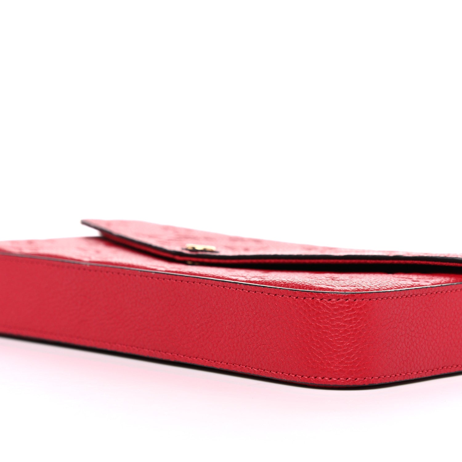 Louis Vuitton Empreinte Pochette Felicie Chain Wallet Scarlet 10 of 11