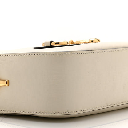 Gucci Azalea Calfskin Mini Horsebit 1955 Camera Shoulder Bag Mystic White 10 of 11