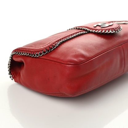 Chanel Lambskin Medium Madison Flap Red 7 of 13