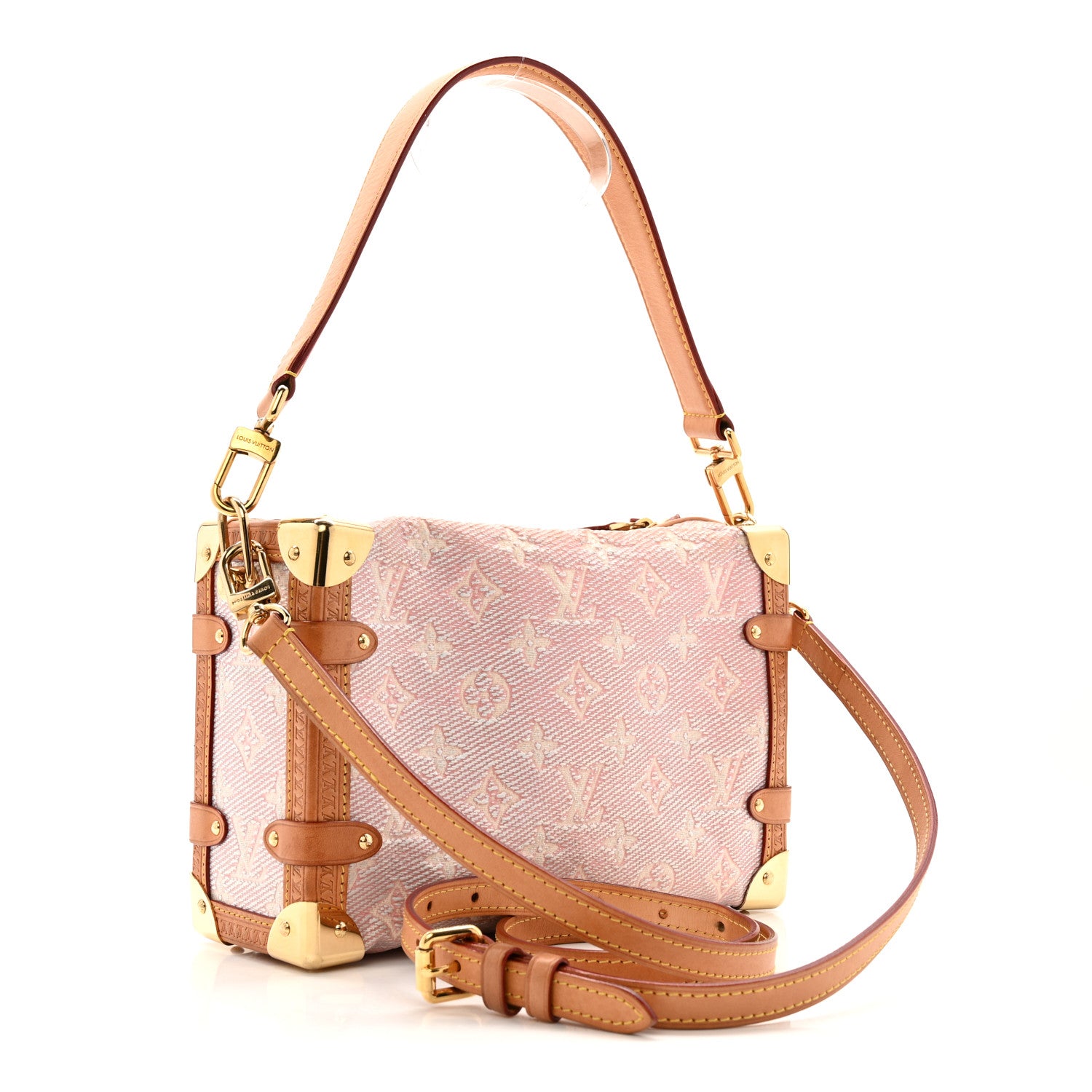 Louis Vuitton Monoglam Side Trunk Rose 3 of 12