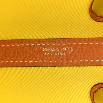 Hermes Toile Officier Negonda Garden Party 30 TPM Lime Toffee 8 of 16