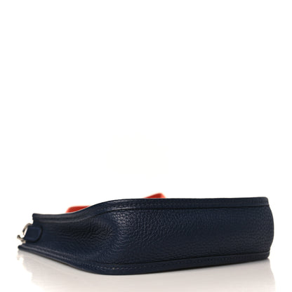 Hermes Taurillon Clemence Amazone Evelyne TPM Bleu Nuit 3 of 9
