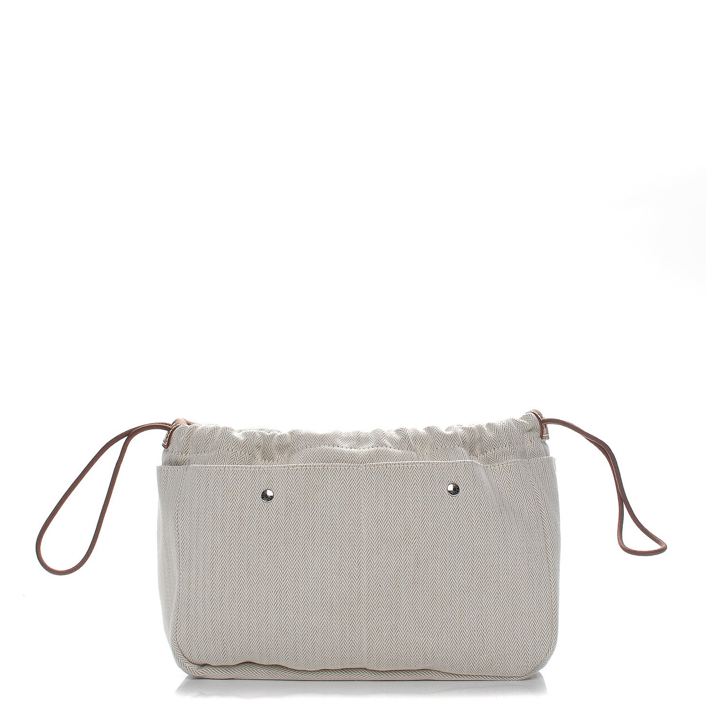 Canvas Barenia Fourbi 25 MM Pouch Naturel Fauve