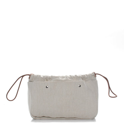 Hermes Canvas Barenia Fourbi 25 MM Pouch Naturel Fauve 1 of 8
