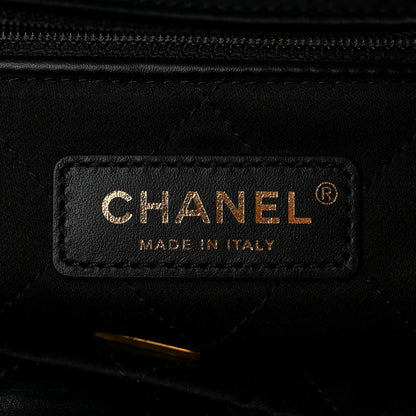Chanel Shiny Calfskin Quilted Small Chanel 22 Black 7 of 11