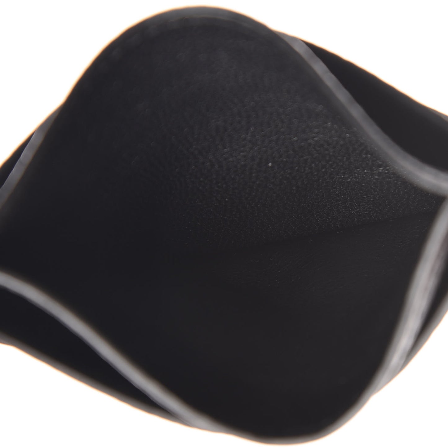 Calfskin Skull Card Holder Black