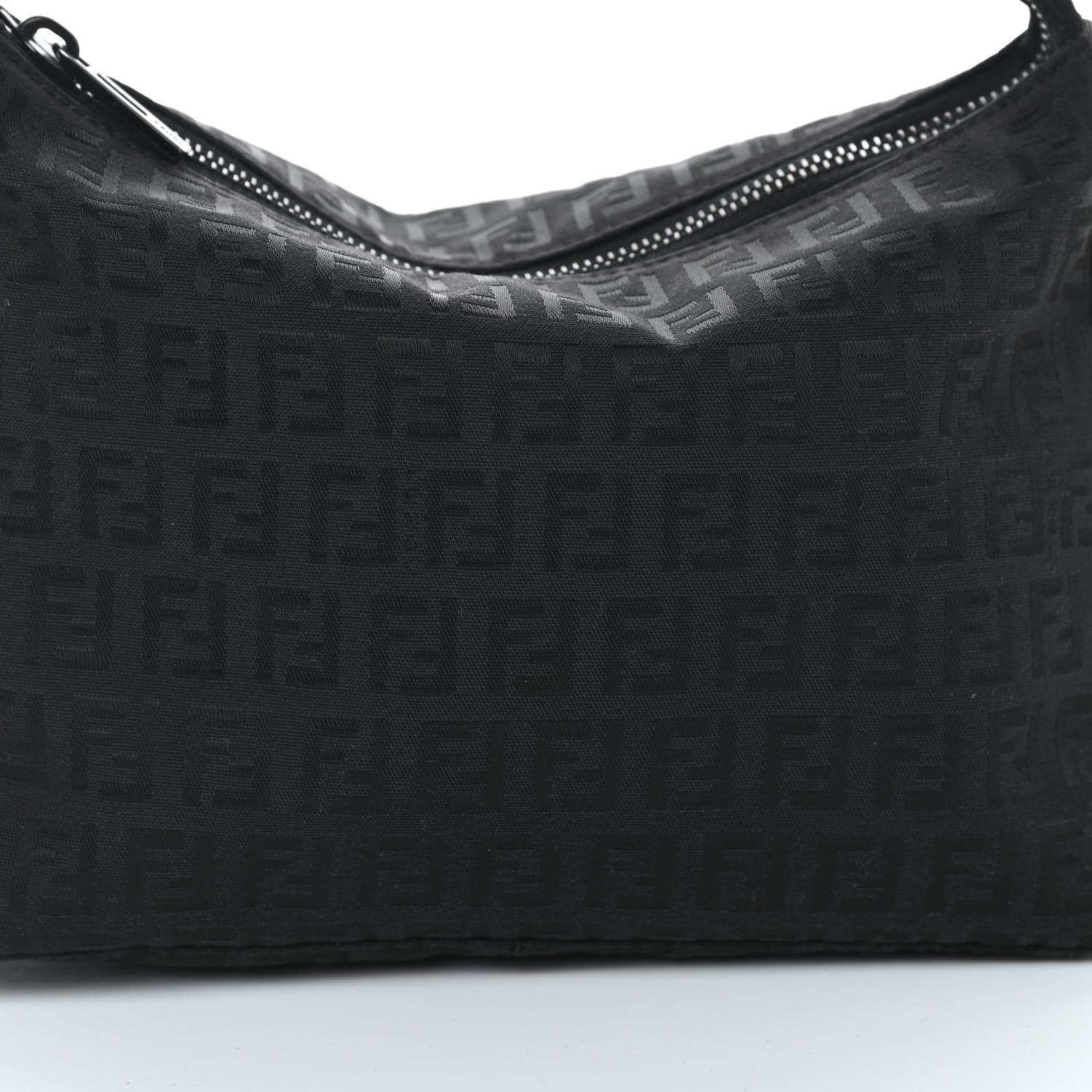 Fendi Zucchino Mini Pochette Black 6 of 8
