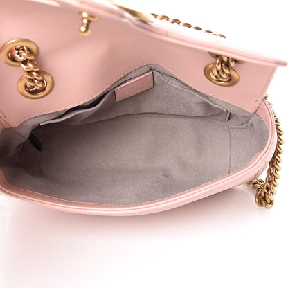Gucci Calfskin Matelasse Mini GG Marmont Shoulder Bag Perfect Pink 5 of 12