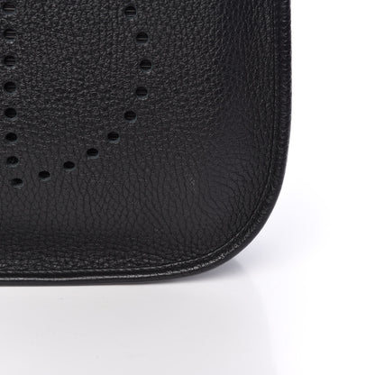 Hermes Taurillon Clemence Evelyne III PM Black 8 of 11